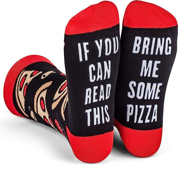 Lavley - If You Can Read This Bring Me Novelty Socks - Funny Dress Socks For Men and Women | Amazon (US)