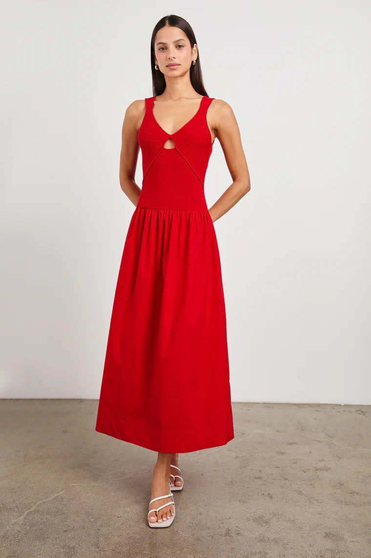RAQUEL DRESS - CHERRY | Rails