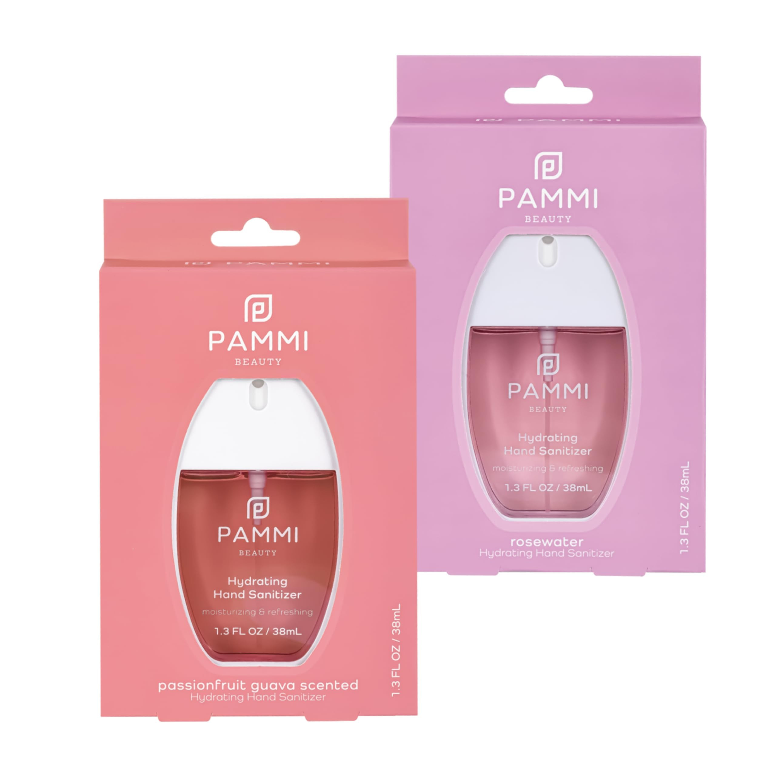 PAMMI Hand Sanitizer Travel Size ((2 Packs (Rose and Guava)) | Amazon (US)