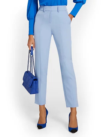 Seamed Straight-Leg Ankle Pant | New York & Company
