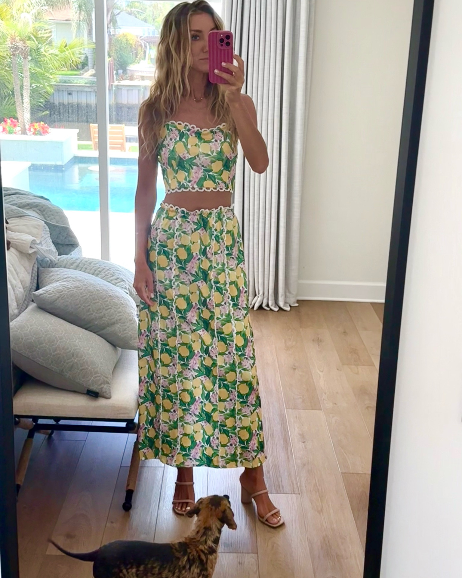 This two piece skirt set is unique and fun! Bought a small but it’s a bit loose. The waist has elastic and the top is backless with ties, so hoping it won’t feel like it’s falling down lol! 

Summer vacay outfit birthday trip Florida vacation style

#LTKTall #LTKSaleAlert #LTKWedding