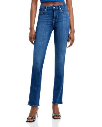Slim Illusion Kimmie Mid Rise Straight Jeans in Luxe Love Story | Bloomingdale's (US)