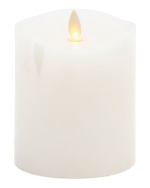 4.5in Smooth Vanilla Honey Led Pillar | TJ Maxx