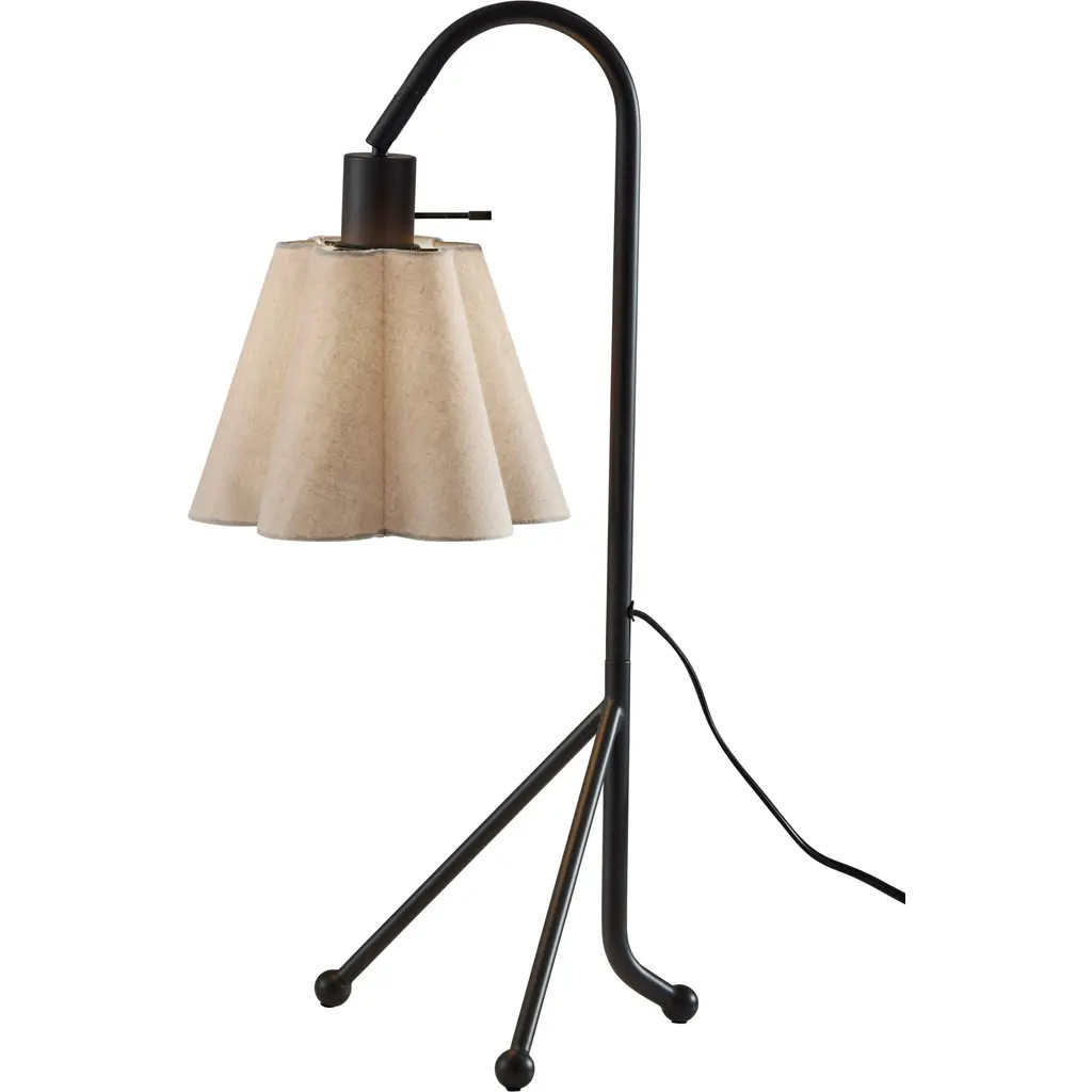 ADESSO LIGHTING Kendra Table Lamp in Black at Nordstrom | Nordstrom