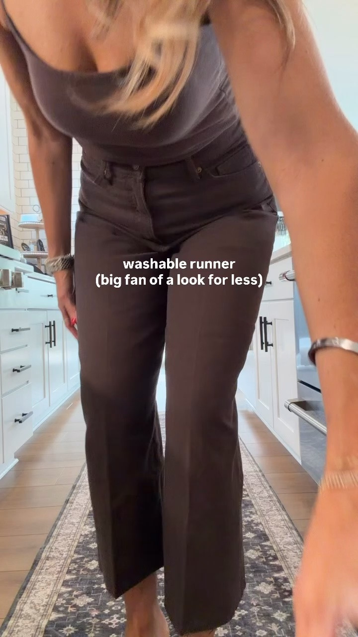 A washable runner in the kitchen just makes sense. This one gives the space a little pattern and warmth while still being practical enough for everyday spills and messes.

washable runner, kitchen runner, washable rug, kitchen decor, neutral rug, patterned runner, home decor, kitchen rug, easy care rug, everyday home finds, TheMomInStyle

#LTKHome #LTKdayinmylife #LTKstorytime