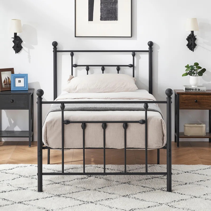 Perna 42.9'' Steel Bed Frame | Wayfair North America