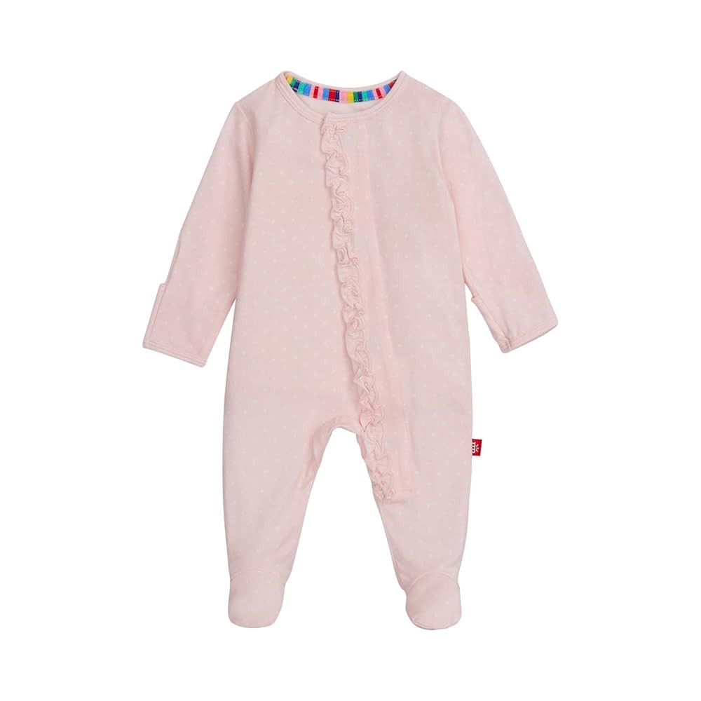 Magnetic Me Girls Modal Magnetic Baby Footie Pajamas | Silky Soft Modal Fabric | Baby Sleepers Av... | Amazon (US)
