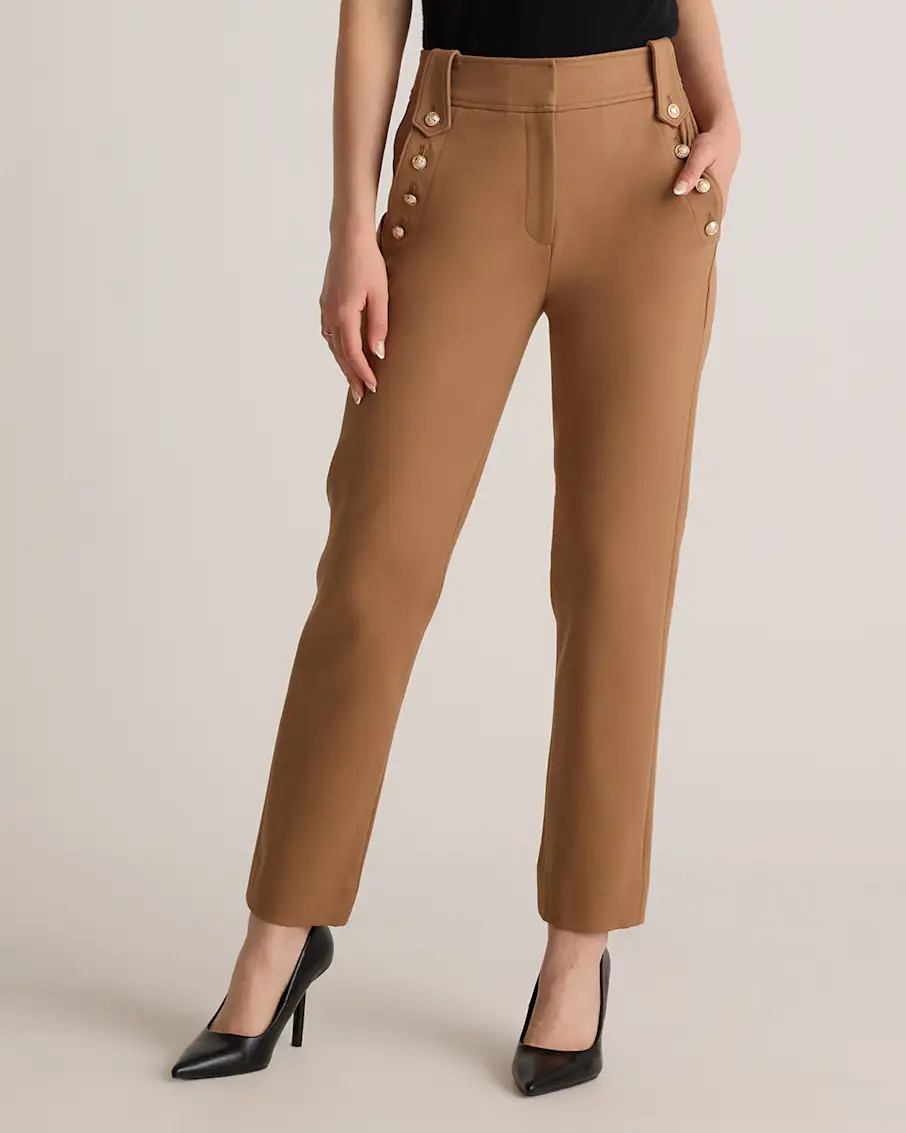 Drapey Twill Pleated Trouser | Quince
