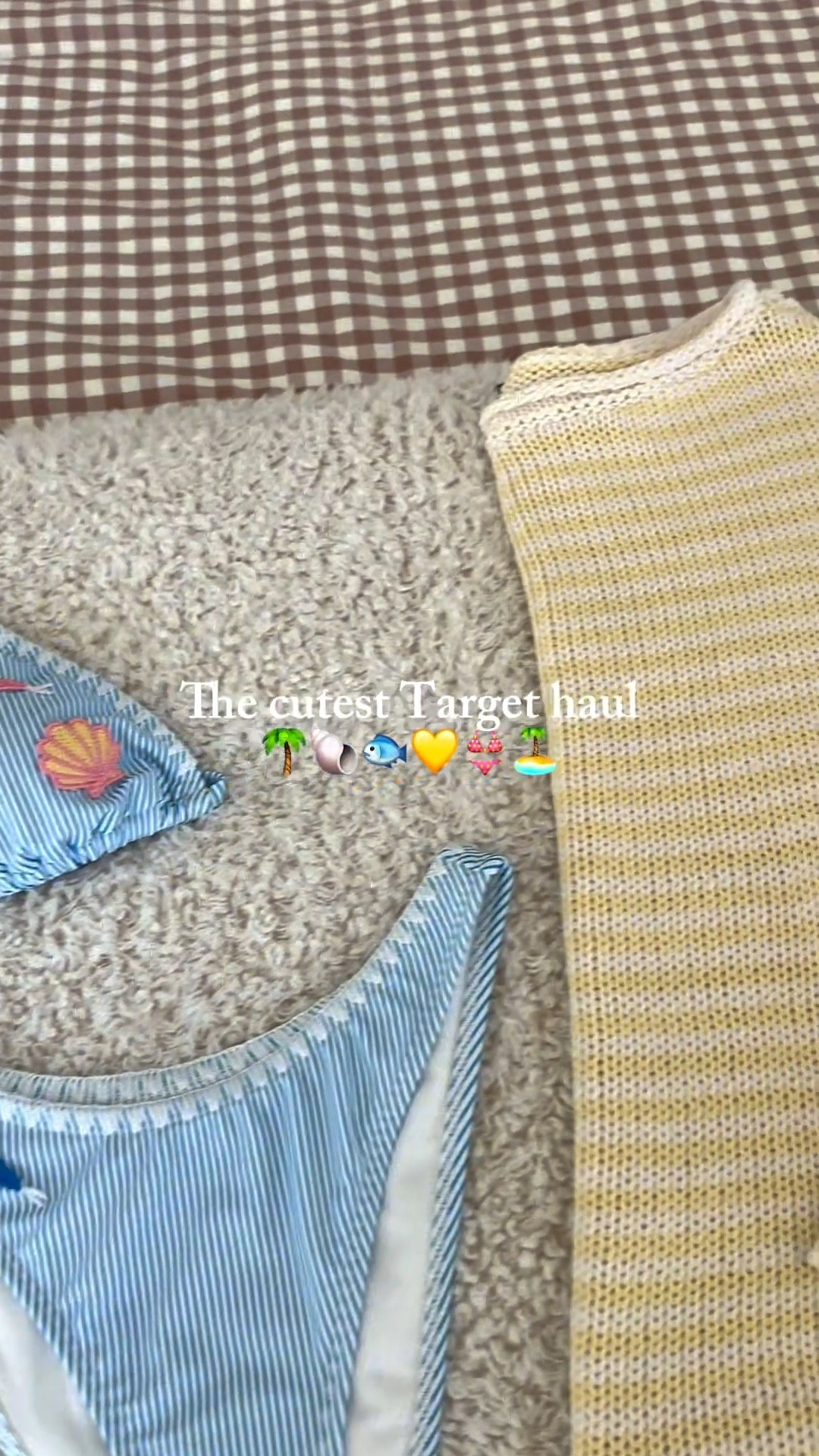 Sunshine-ready and @Target  did NOT miss 🌊☀️🐚 The cutest little bikini + this buttery yellow striped sweater = beach day perfection 💛🏖️

Whether you’re heading on vacay or just dreaming of one, these pieces are giving effortless, coastal cute ✨🌴

Linked everything for you here! 🌊🛍️

#LTKSwim #LTKU #LTKSeasonal