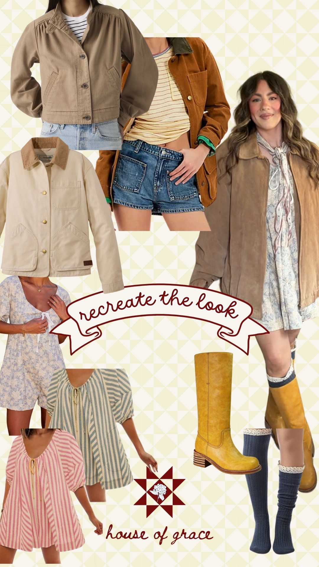 Everything you need to recreate this look. Love these jackets. 70’s vibes in all the good ways 

#LTKPetite #LTKgrwm #LTKootd