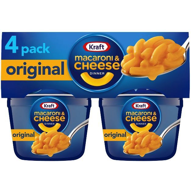 Kraft Original Flavor Macaroni & Cheese Dinner - 8.2oz/4ct | Target