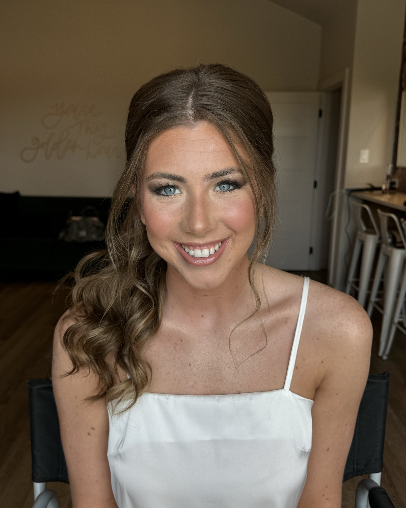 Charli’s bridal glam 🤍 absolutely loved this full glam look on her! Obsessed with the brown tones to make her blue eyes POP! ✨