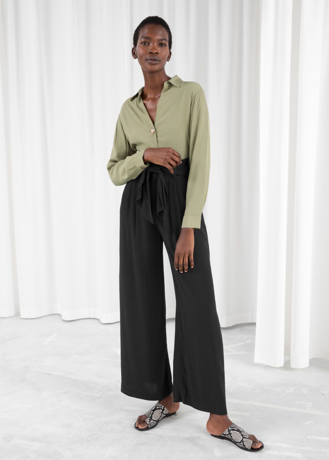 High Waisted Belted Trousers | & Other Stories (EU + UK)