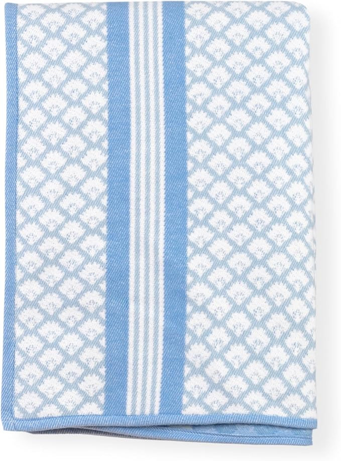 Hofdeco Premium Coastal Grandmillennial Decorative Throw Blanket 50"x70" for Patio Couch Sofa Azu... | Amazon (US)