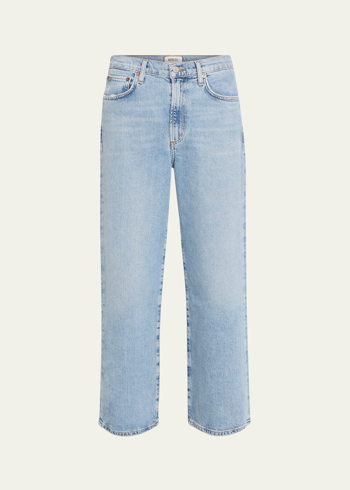 AGOLDE Harper Wide-Leg Crop Jeans | Bergdorf Goodman