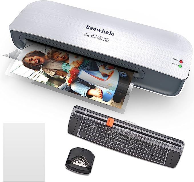 Beewhale A4 Laminator, 9'' Laminator Machine, 4-in-1 Laminator Machine with Laminating Sheets 10 ... | Amazon (US)