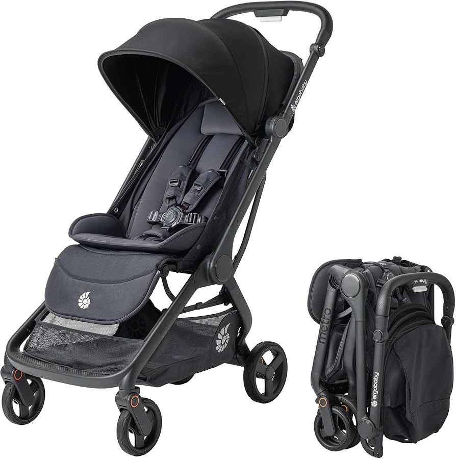 Ergobaby Metro 3 All in One Compact Baby Stroller - Foldable, Lightweight Travel Stroller - Easy ... | Amazon (US)