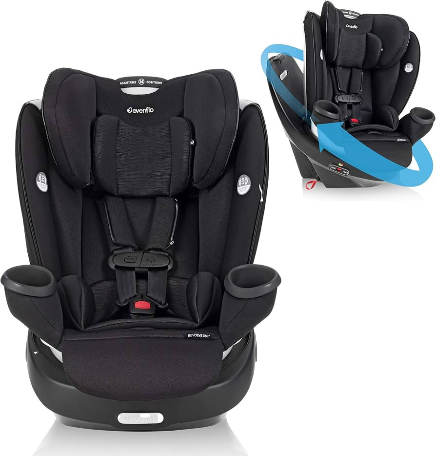 Evenflo Gold Revolve360 Rotational All-in-1 Convertible Car Seat Swivel Car Seat Rotating Car Sea... | Amazon (US)