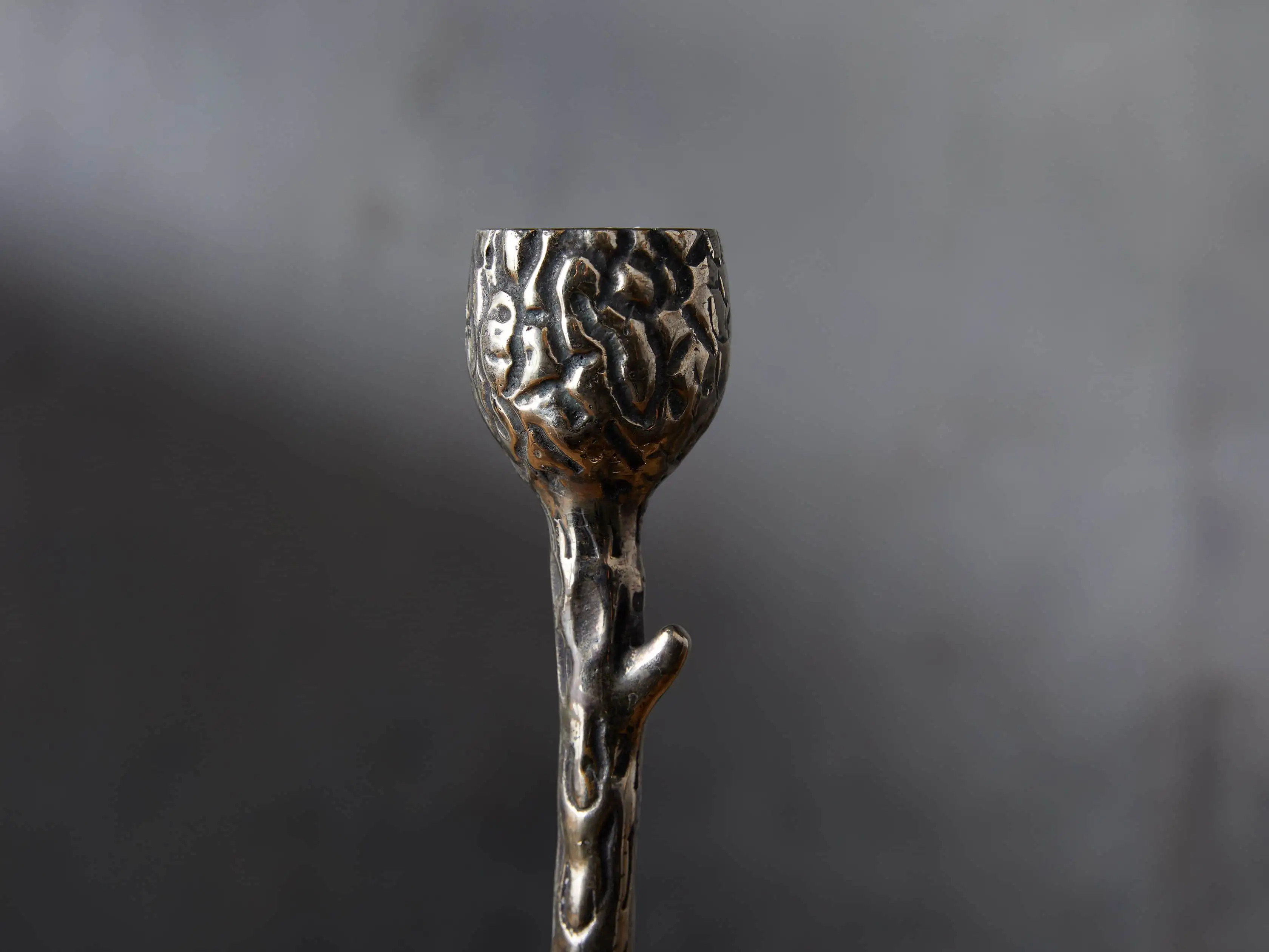 Acadia Silver Taper Holder | Arhaus Furniture | Arhaus