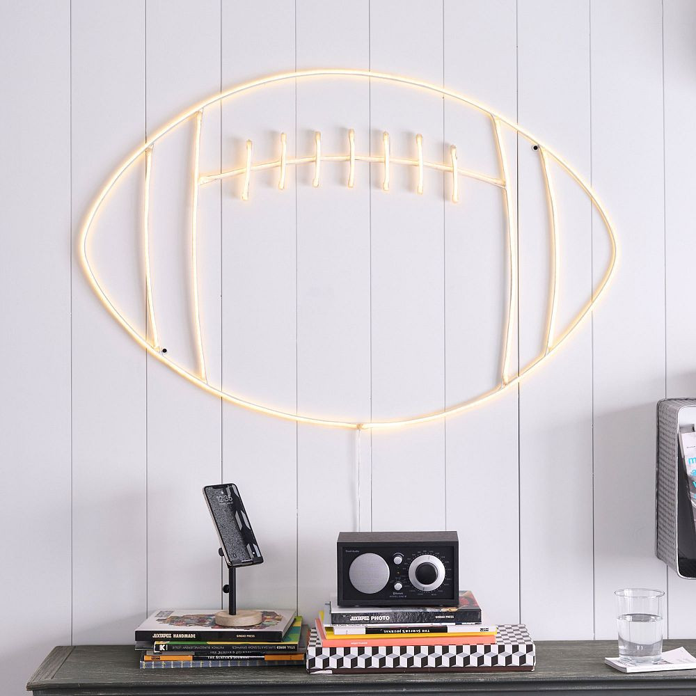 Football Neon LED Light | Pottery Barn Teen