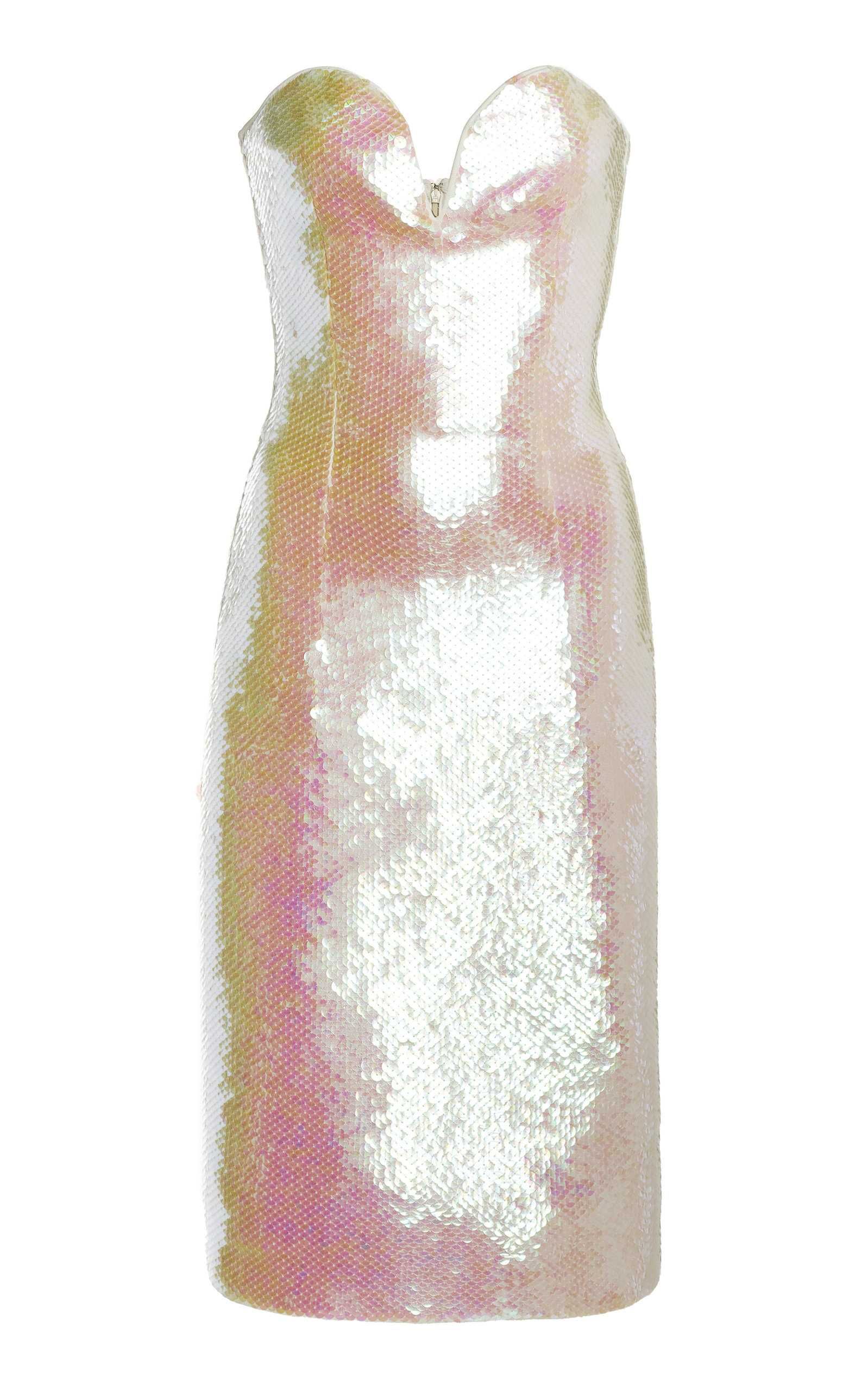 Sequin Bustier Midi Dress | Moda Operandi (Global)