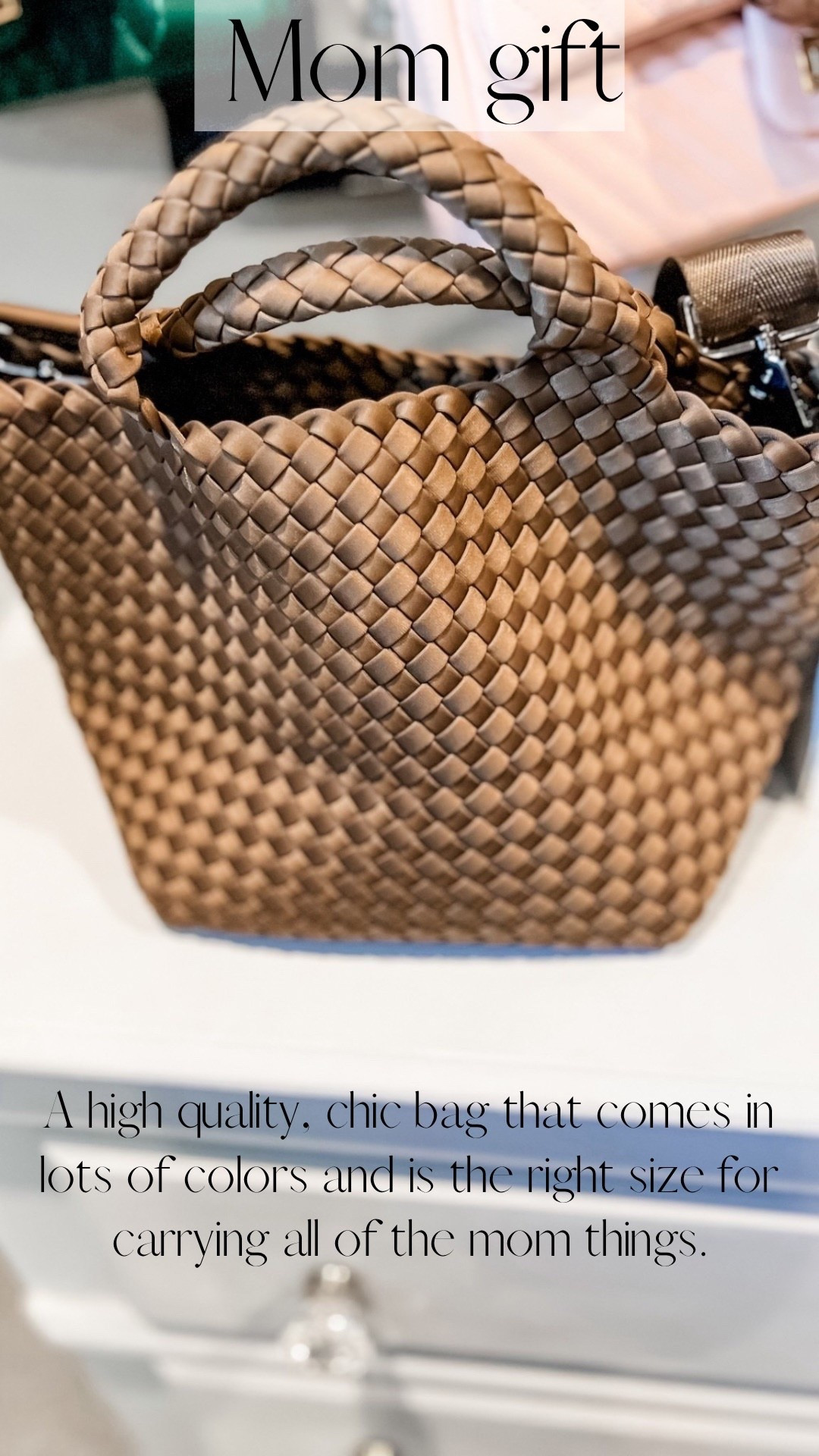 I use this bag as an everyday bag and it’s the perfect size for running errands and keeping a few toddler things when needed! It comes in so many colors and is classic and chic.

Mom gift, gift guide, gift idea 

#LTKGiftGuide #LTKmomlife