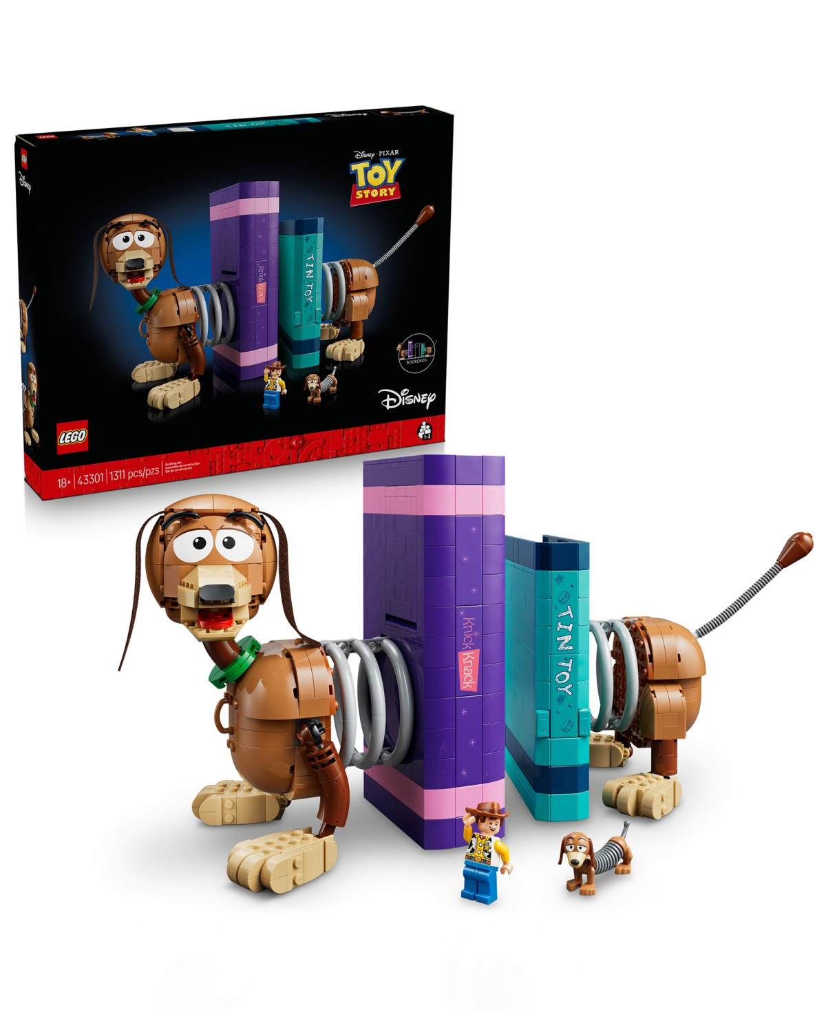 Lego Disney and Pixar Toy Story Slinky Dog Bookends 43301, 1311 Pieces | Macy's