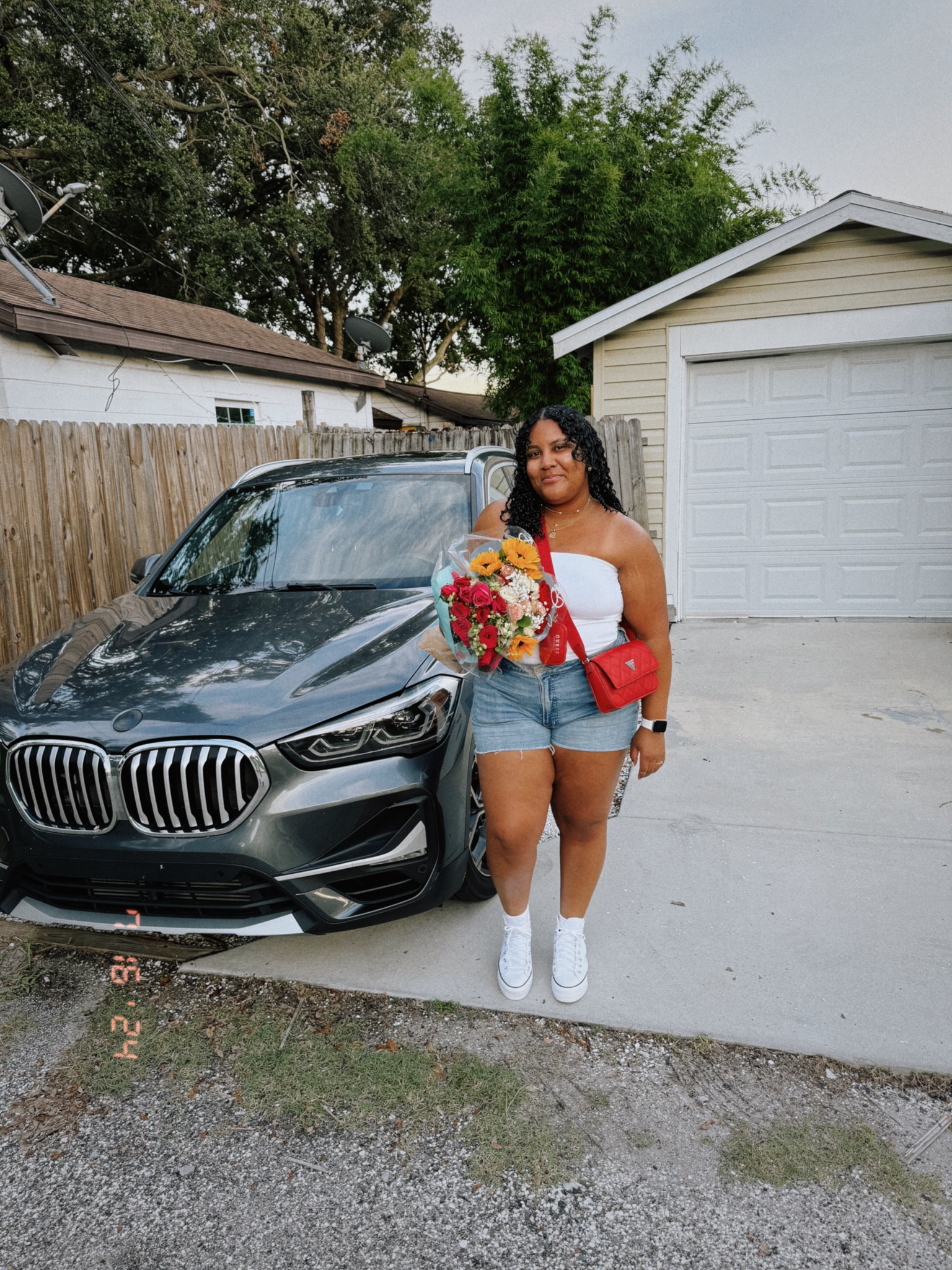 Summer casual outfit || Guess bag from TJMaxx

#LTKFindsUnder50 #LTKMidsize #LTKPlusSize