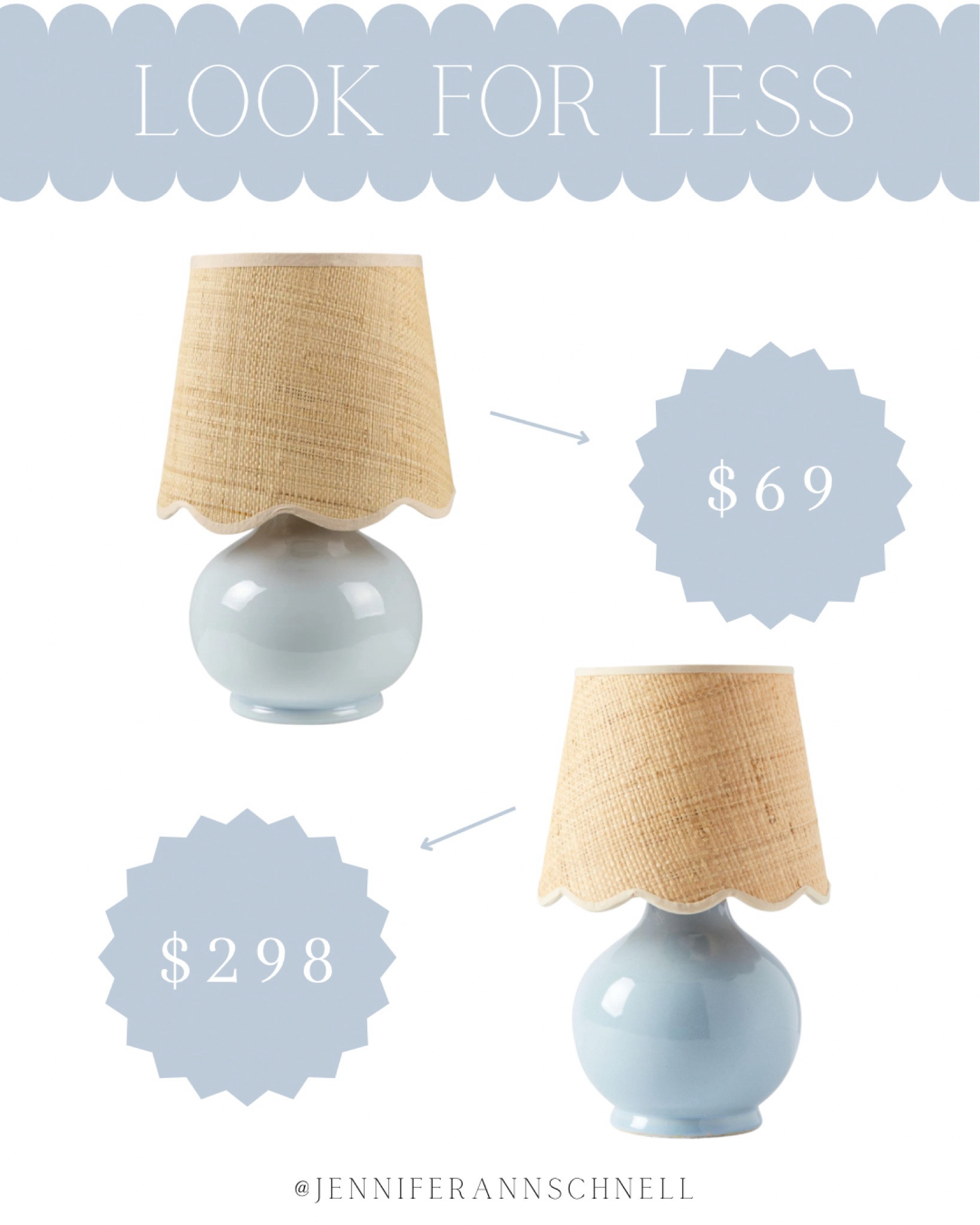 Serena & Lily look for less and it’s on sale!

Scalloped lamp shade, light blue lamp, coastal lamp, coastal decor, beach house decor, beach decor, beach style, coastal home decor, coastal decorating, coastal interiors, coastal house decor, beach style, neutral home decor, modern traditional, traditional home decor, coastal hamptons Nantucket home decor, Serena & Lily dupe, Serena & Lily look alike, designer dupe, preppy, classic, timeless, blue & white home decor, grand millennial, coastal grandmother

#LTKsalealert #LTKhome #LTKfindsunder100