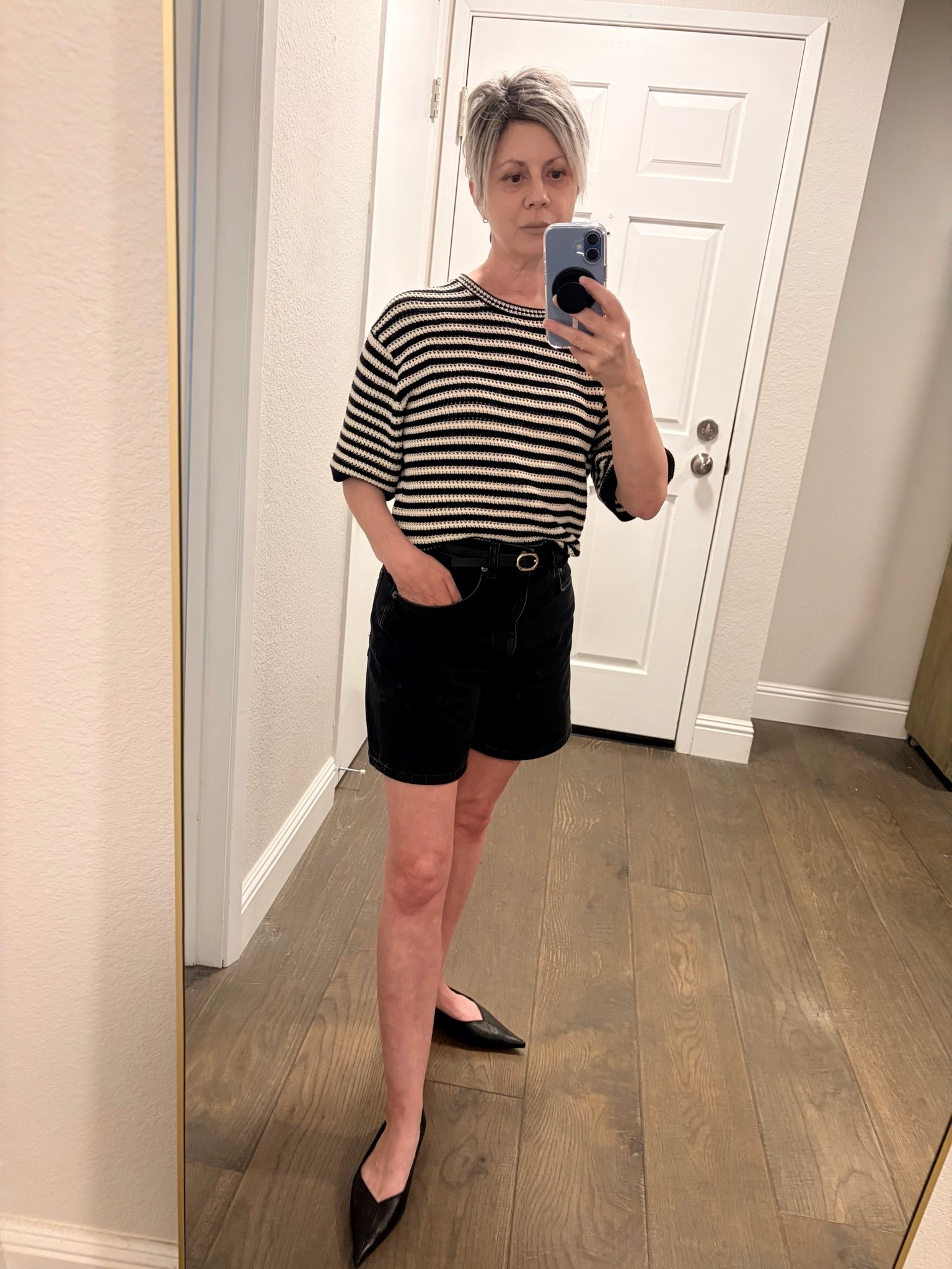 Friday - coffee and errands. Obsessed with this knit. So versatile - modern and timeless. #springstyle #blackandwhite #minimalist #ootd #friday

#LTKdayinmylife #LTKootd #LTKSeasonal