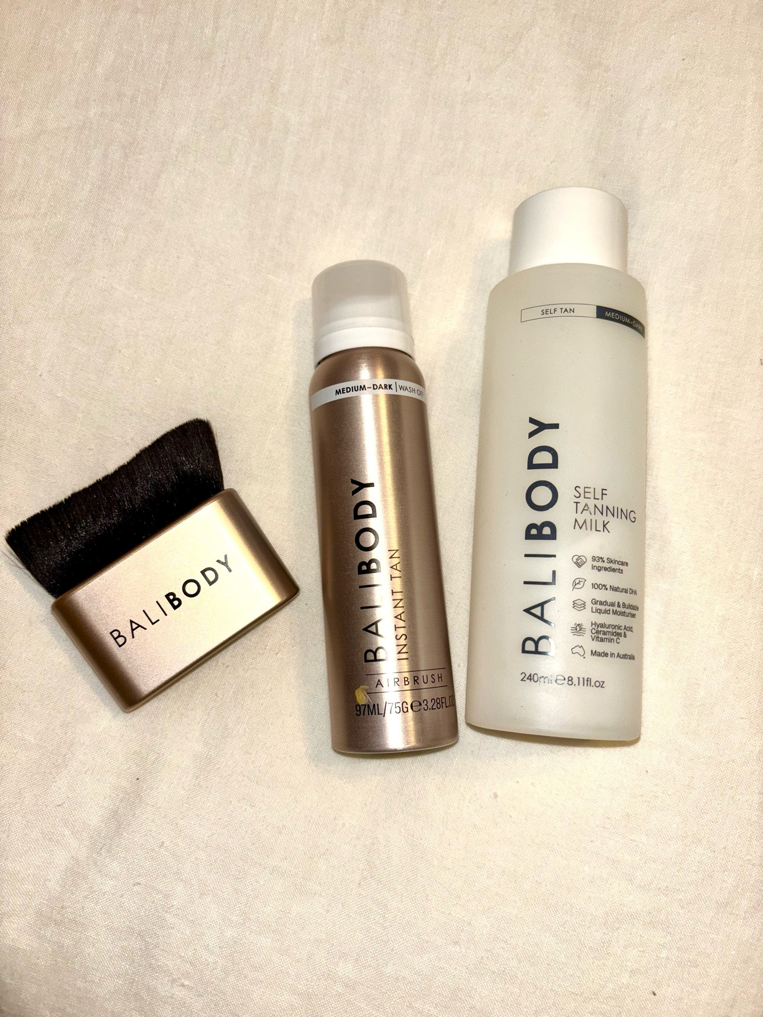 My current self tanning routine!

every day buildable tanning lotion + instant spray tan + applicator brush

#LTKGiftGuide #LTKStyleTip #LTKBeauty