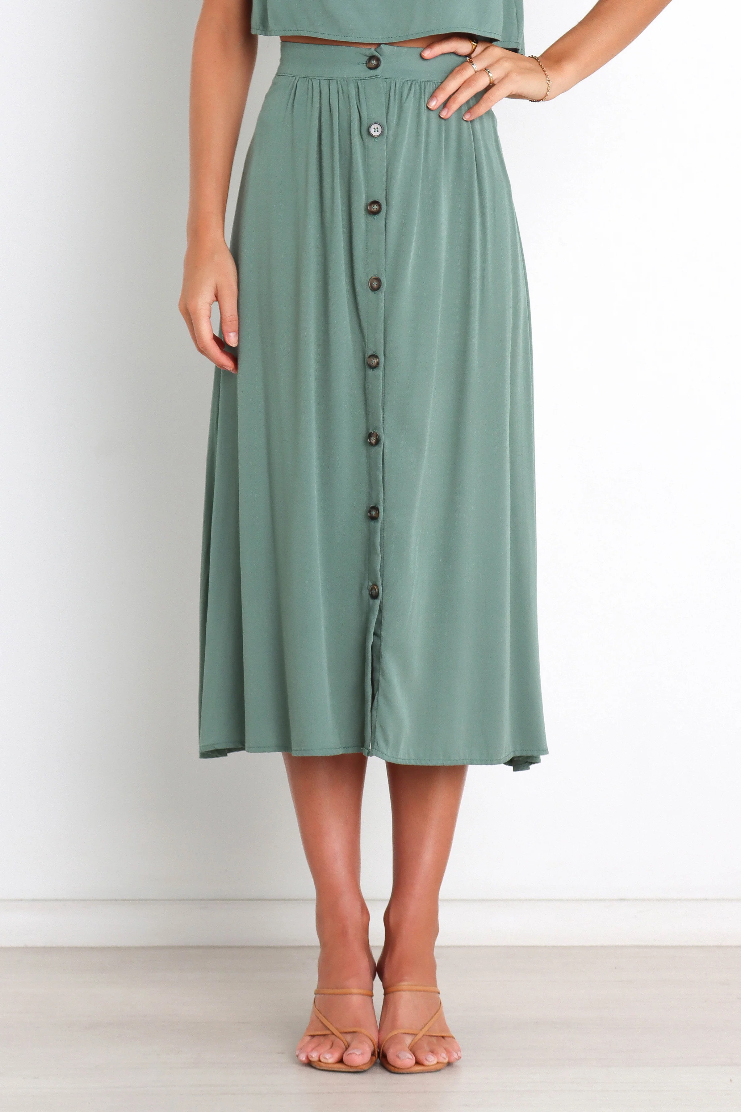 Ava Skirt - Green | Petal & Pup (US)