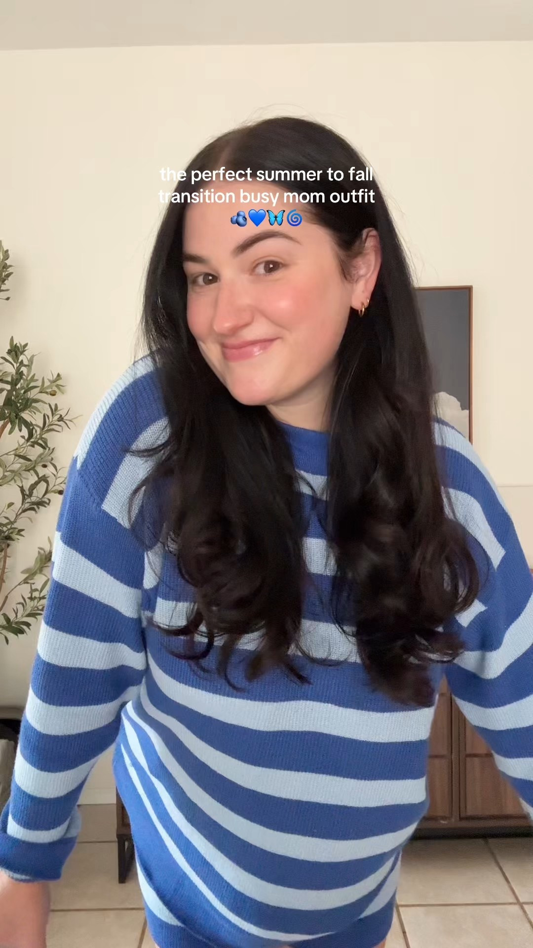 Perfect summer to fall transition set 
Easy & cute mom outfit 
