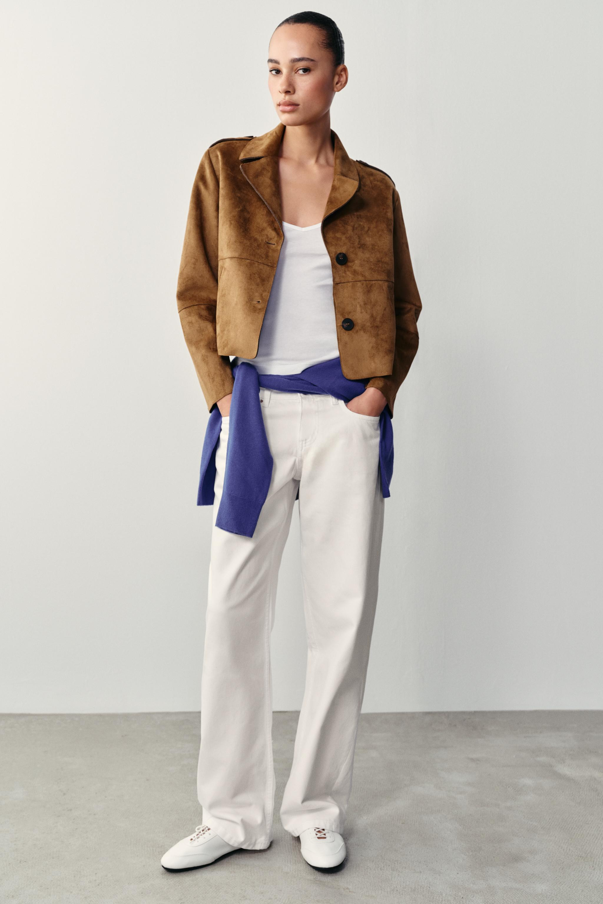 FAUX SUEDE JACKET | Zara US