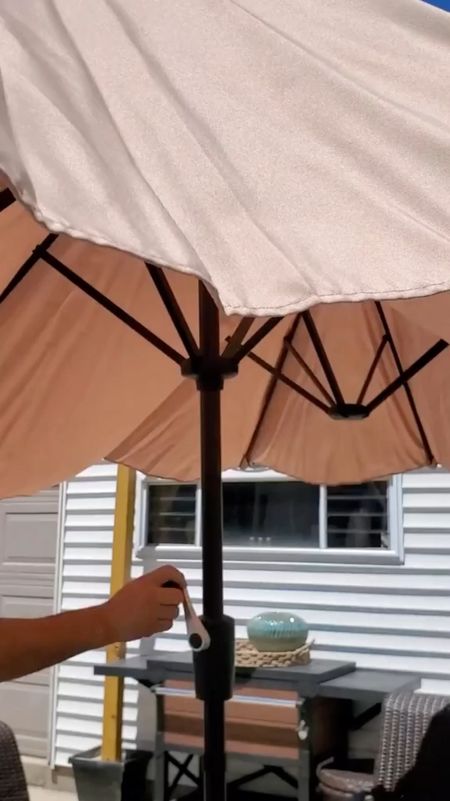 "Tonight's dinner on our deck was an absolute delight! 🍽️ Eating outside is my favorite, especially now that we have all the shade to cover it. Thanks to our trusty Large Patio Umbrella Double-Sided, we can enjoy our meals al fresco without worrying about the sun beating down on us.
Grab Yours Here: https://amzn.to/3PMfNlP

The versatility of this umbrella is unmatched - we even move it to our lounge when we have company over. It's like having a portable oasis of shade wherever we go! 😎 Can't imagine our outdoor dining experience without it.

There's something magical about dining under the stars, surrounded by nature's symphony. 🌟 Plus, with the gentle breeze and the scent of flowers in the air, it feels like a mini vacation right in our backyard.

As we savored each bite, we couldn't help but plan for more outdoor gatherings. Going to grab another Large Patio Umbrella soon to make sure everyone has a shaded spot to enjoy. Who's joining us for the next feast under the open sky? 🌿✨ #outdoordining #patioseason #patiolife #backyard #backyardgoals #backyardfurniture #outdoorfurniture #outdoorliving #founditonamazon #amazonhomefinds #amazonhomefavorites #amazonfinds #amazonfind

#LTKhome #LTKSeasonal #LTKVideo