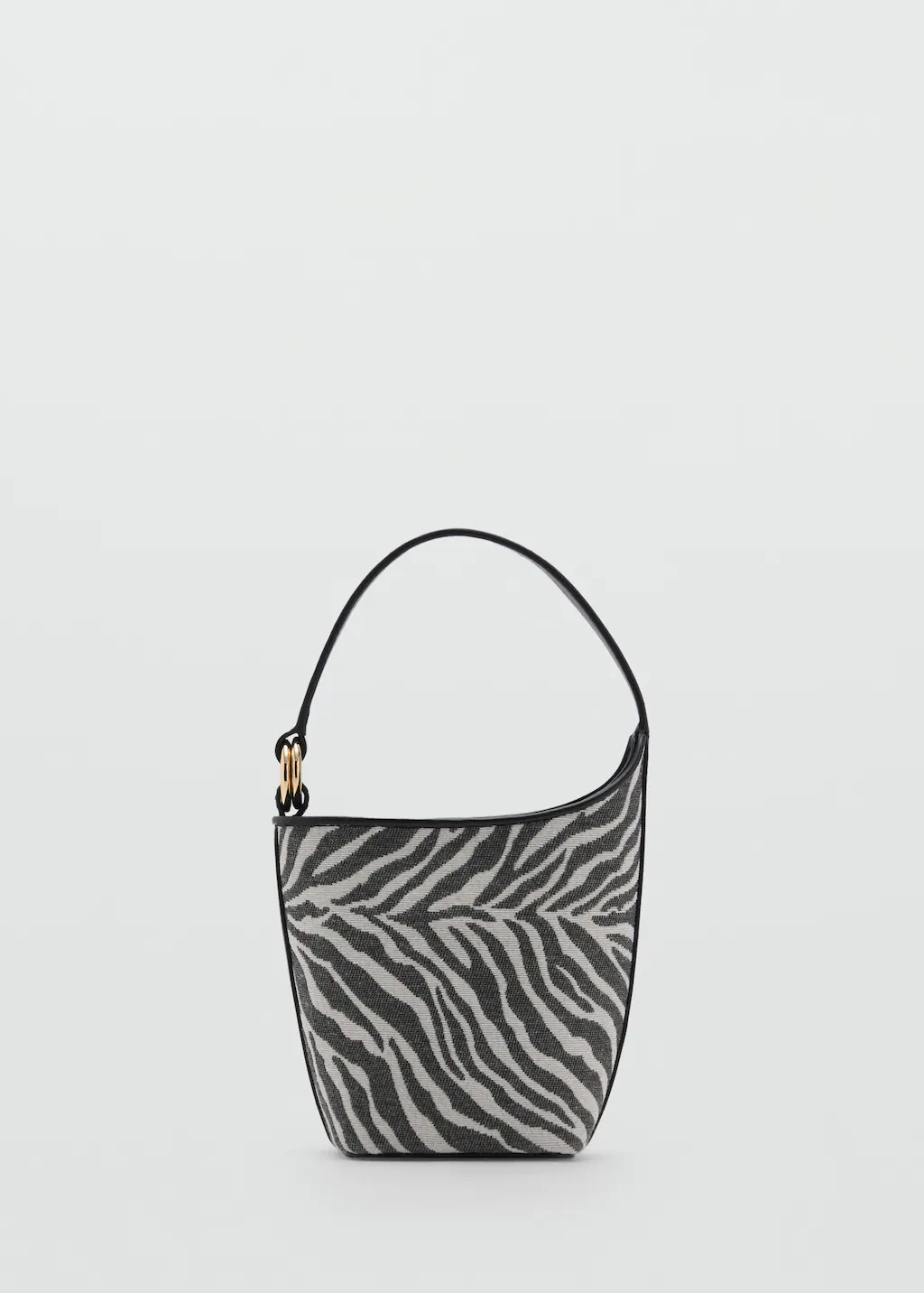 Zebra-print bucket bag - Women | MANGO USA | Mango (US/MX/AU)