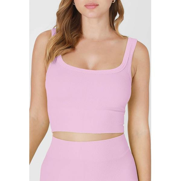 Chevron Rib Crop Top | South Moon Under