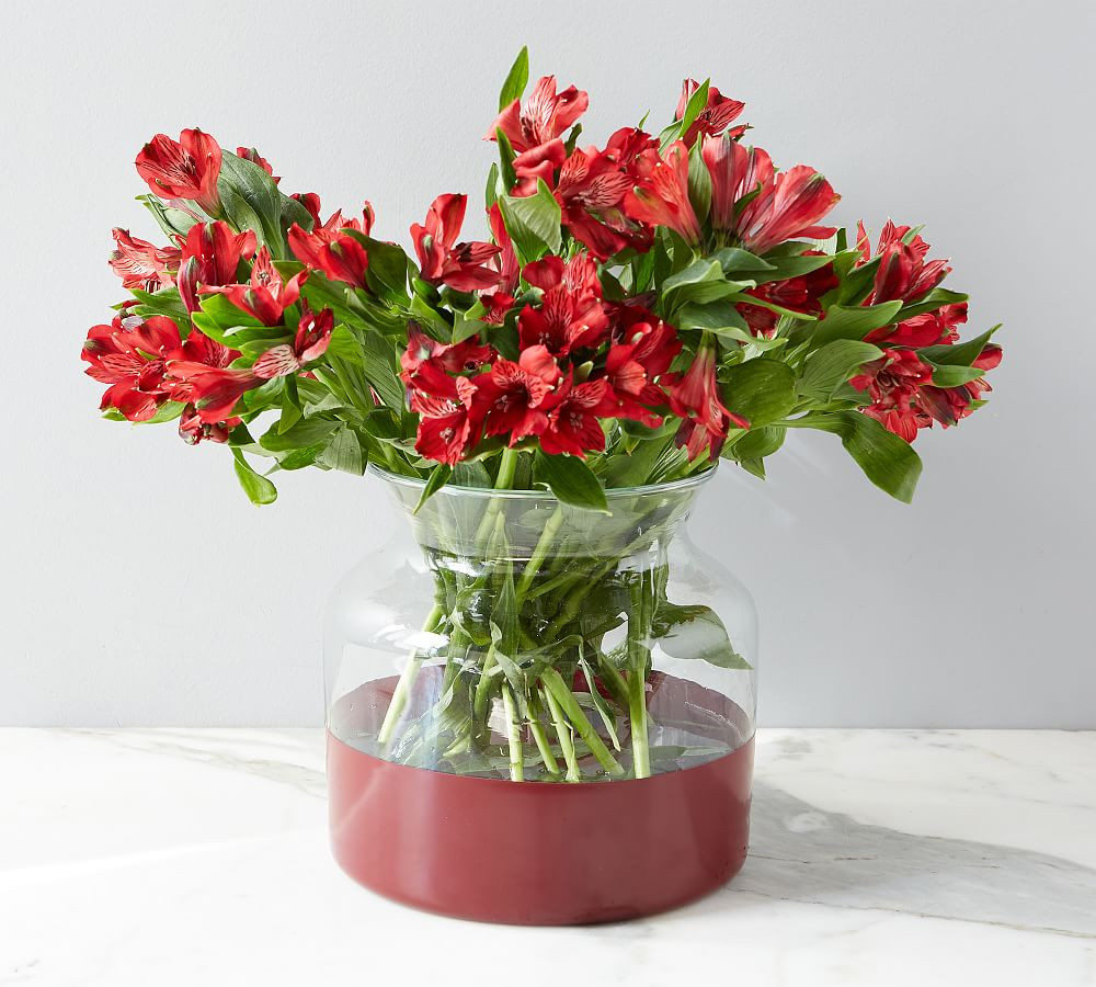 Color Block Glass Mason Jar Vase Collection | Pottery Barn (US)