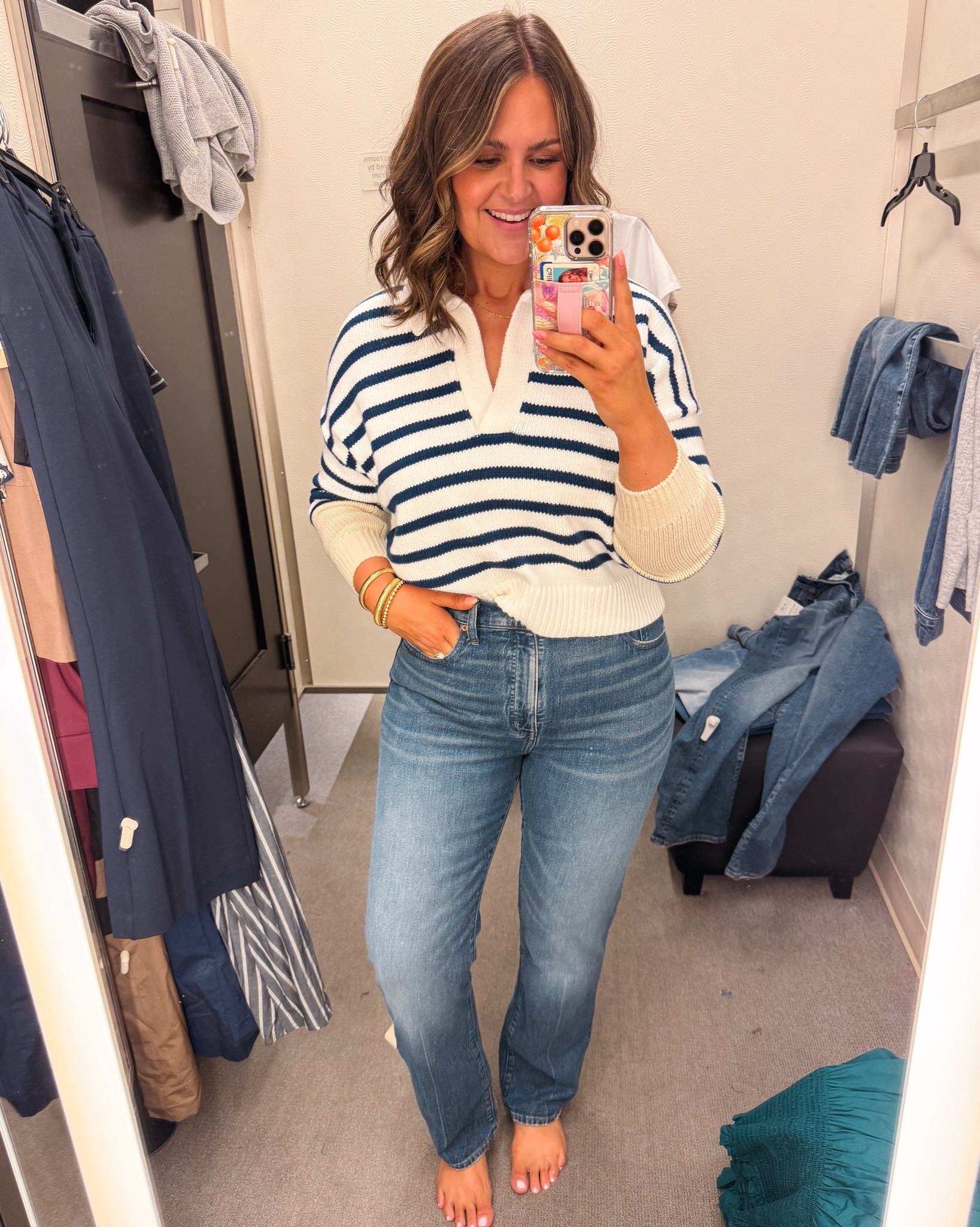 Nordstrom sale finds 

Pants & jeans, 31/12
Striped sweater, large
Gray off the shoulder sweater, medium 
White blouse, medium
Brown tshirt, large
Gray short sleeve sweater, largee

#LTKMidsize #LTKFindsUnder100 #LTKStyleTip
