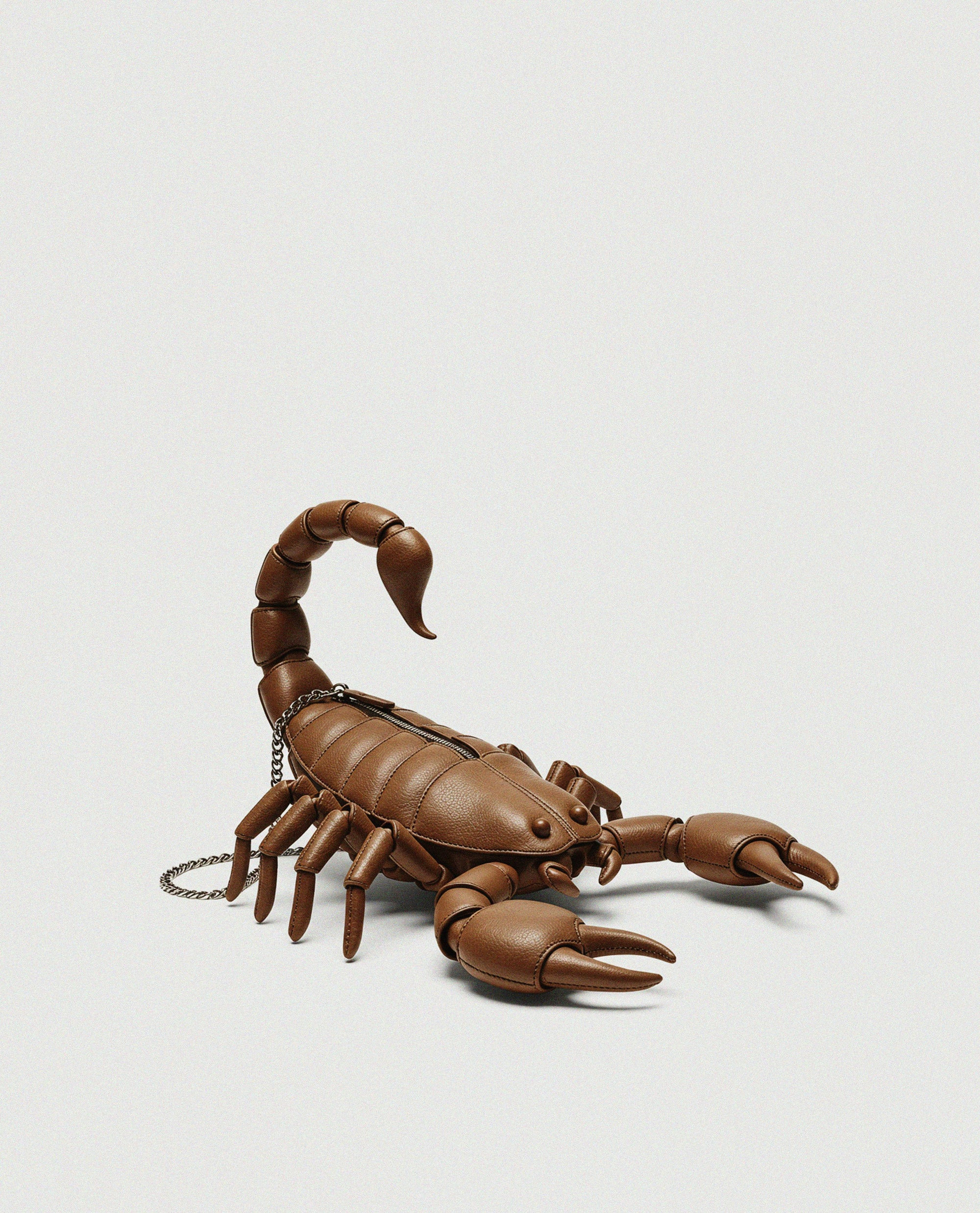Sierra Scorpion Chain Crossbody Bag - Brown | JW PEI US