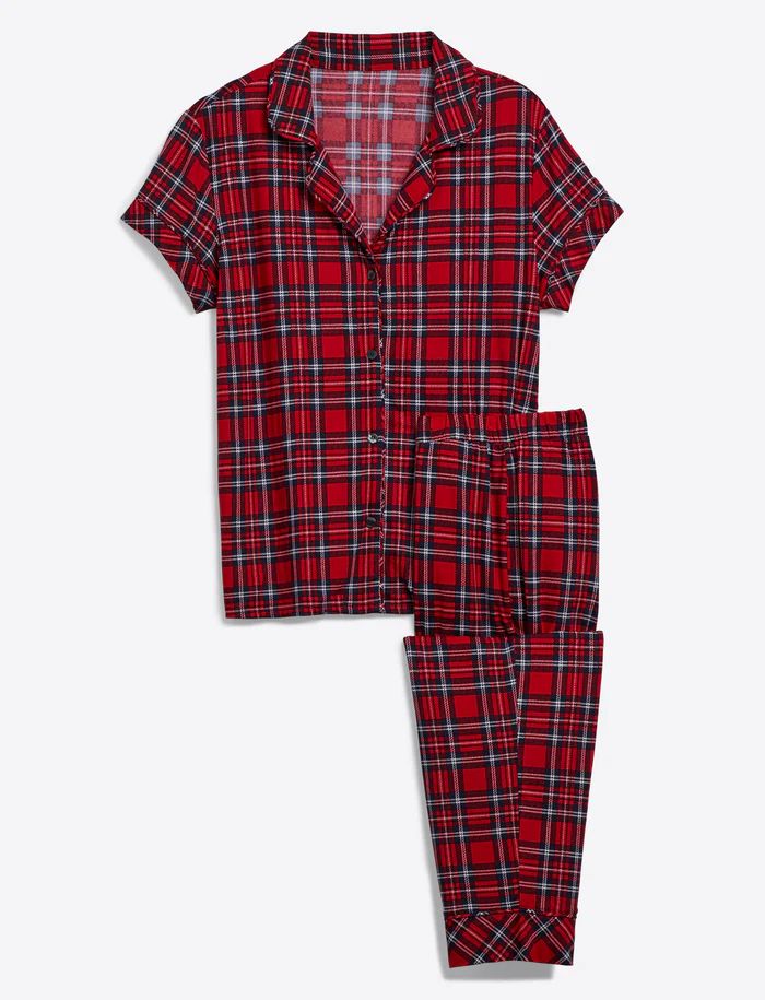 Linda Pajama Set in Angie Plaid | Draper James (US)