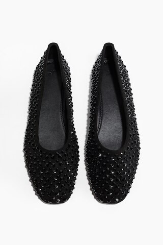 H & M - Embellished Flats - Black | H&M (US + CA)