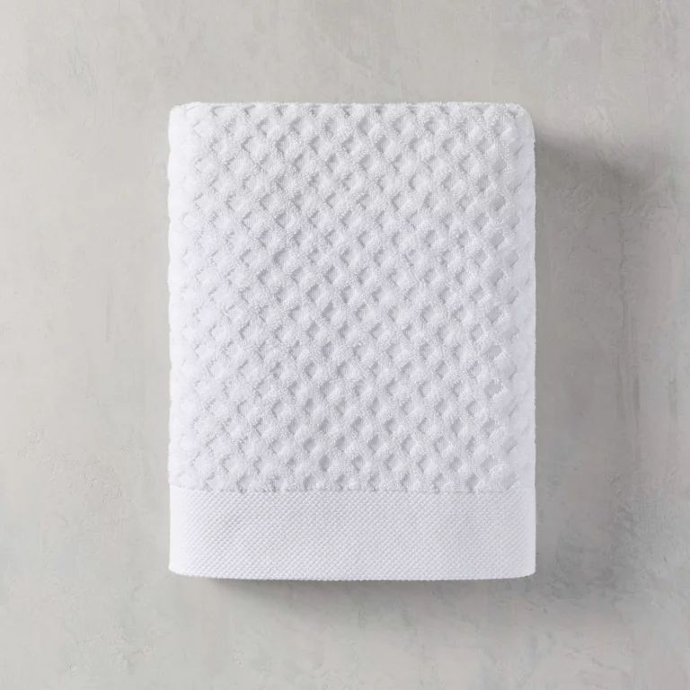 Better Homes & Gardens Signature Soft Texture Bath Towel, Arctic White | Walmart (US)