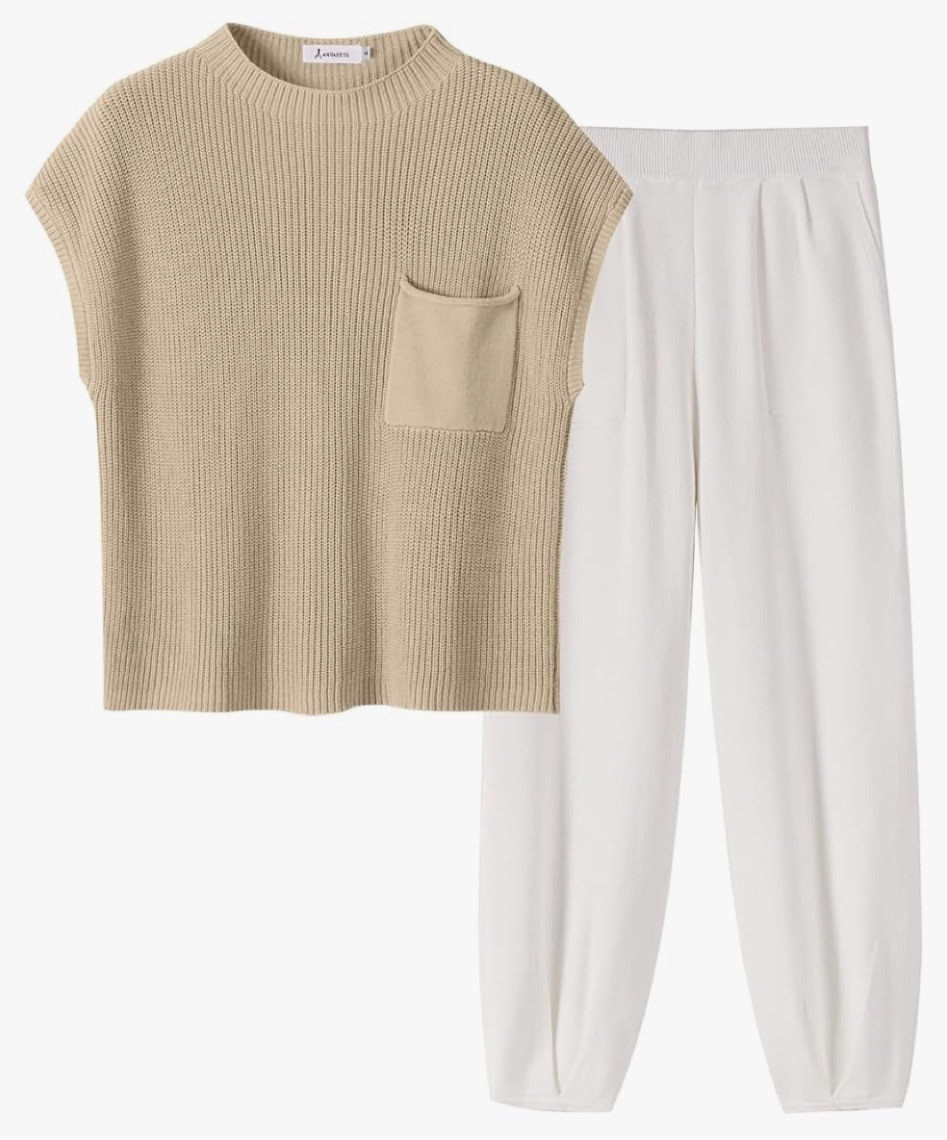 Two piece set on Amazon cute for the fall! Fall two piece outfit 