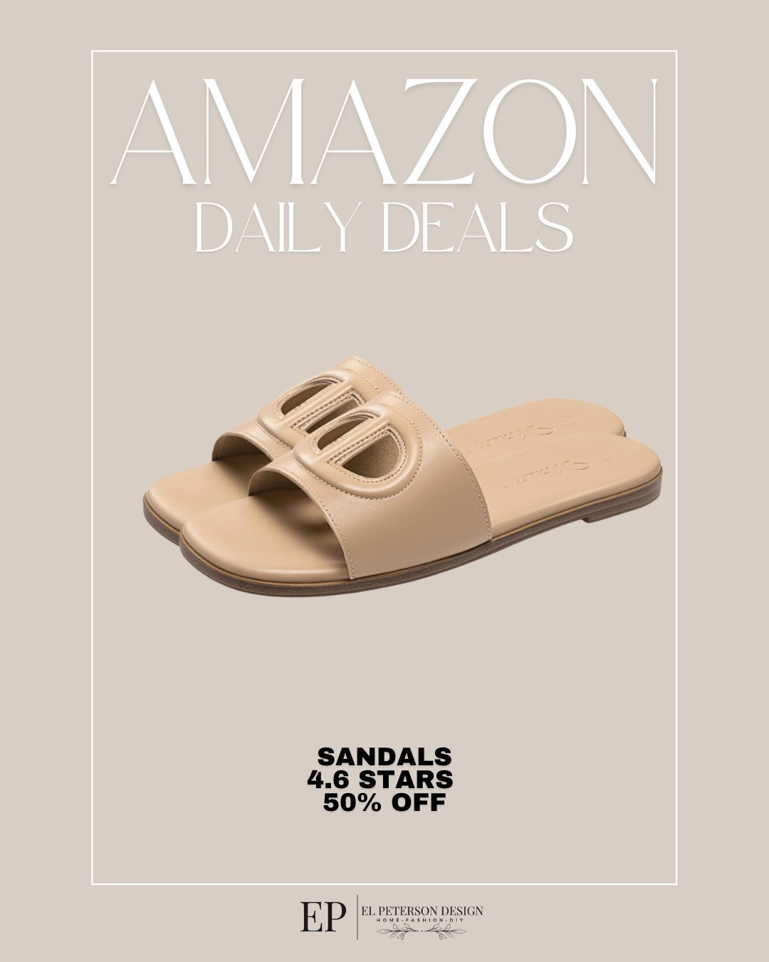 Amazon Daily Deals
Sandals 

#LTKSaleAlert