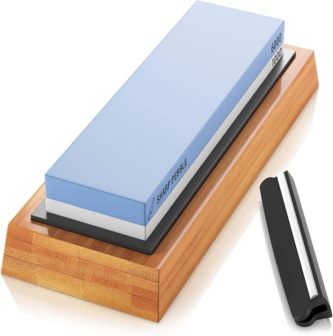Sharp Pebble Premium Whetstone Knife Sharpening Stone 2 Side Grit 1000/6000 Waterstone- Whetstone... | Amazon (US)