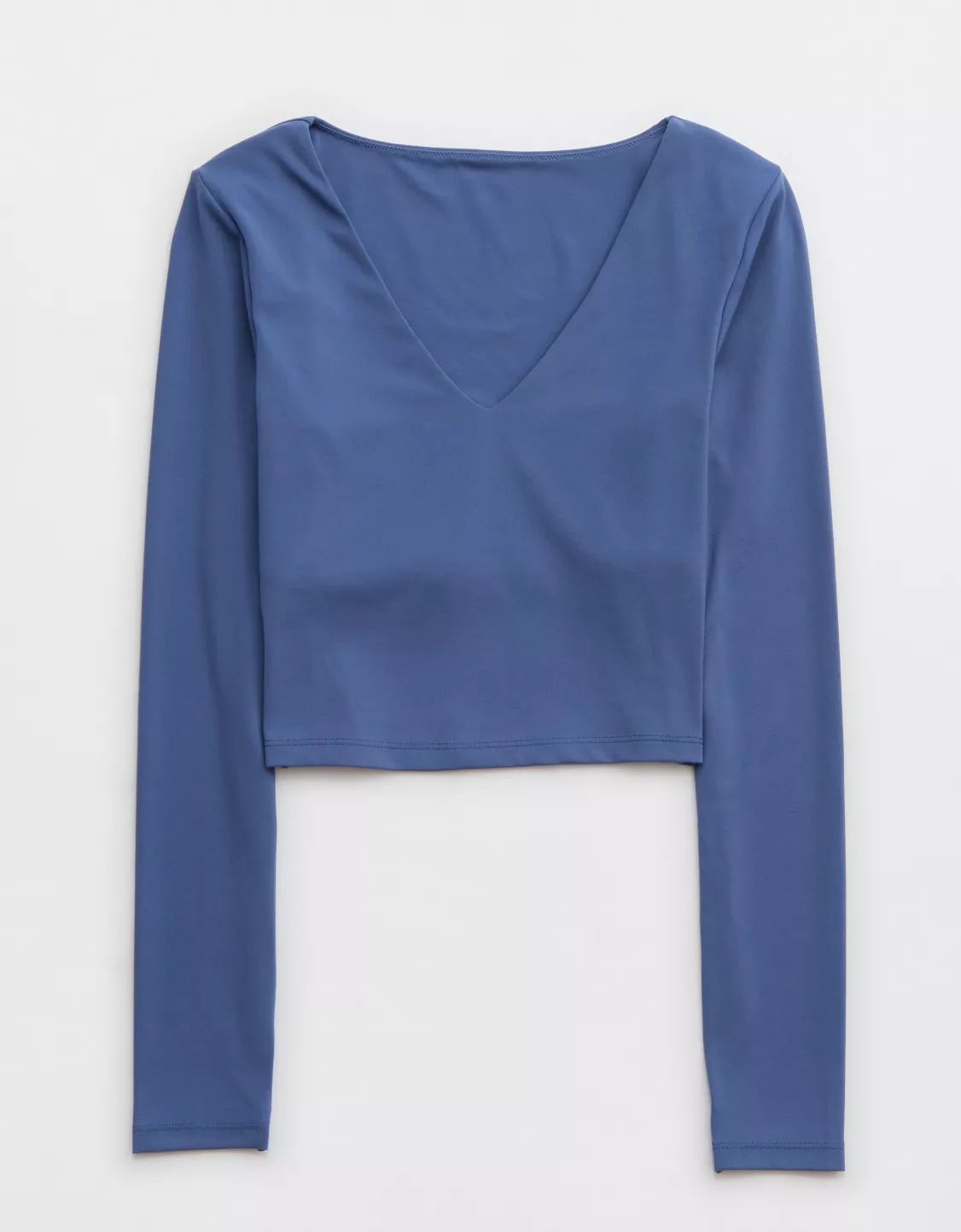 OFFLINE By Aerie Real Me Long Sleeve V-Neck T-Shirt | Aerie