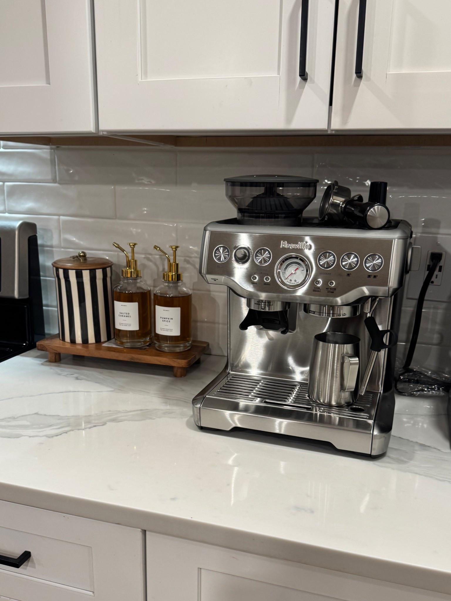 Coffee bar, coffe station, espresso machine. Breville on sale. 

#LTKSaleAlert #LTKHome #LTKFamily