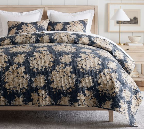 Juliette Toile Reversible Pick-Stitch Quilted Sham | Pottery Barn (US)