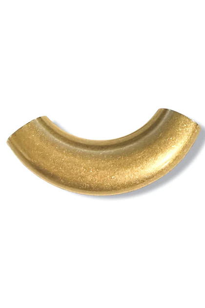 Extra Touch Curved Metal Tube Scarf Enhancer Pendant | The Willow Tree